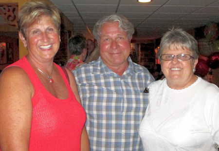 Mrs. Rice, Rusty Rice and Peggy Wilken